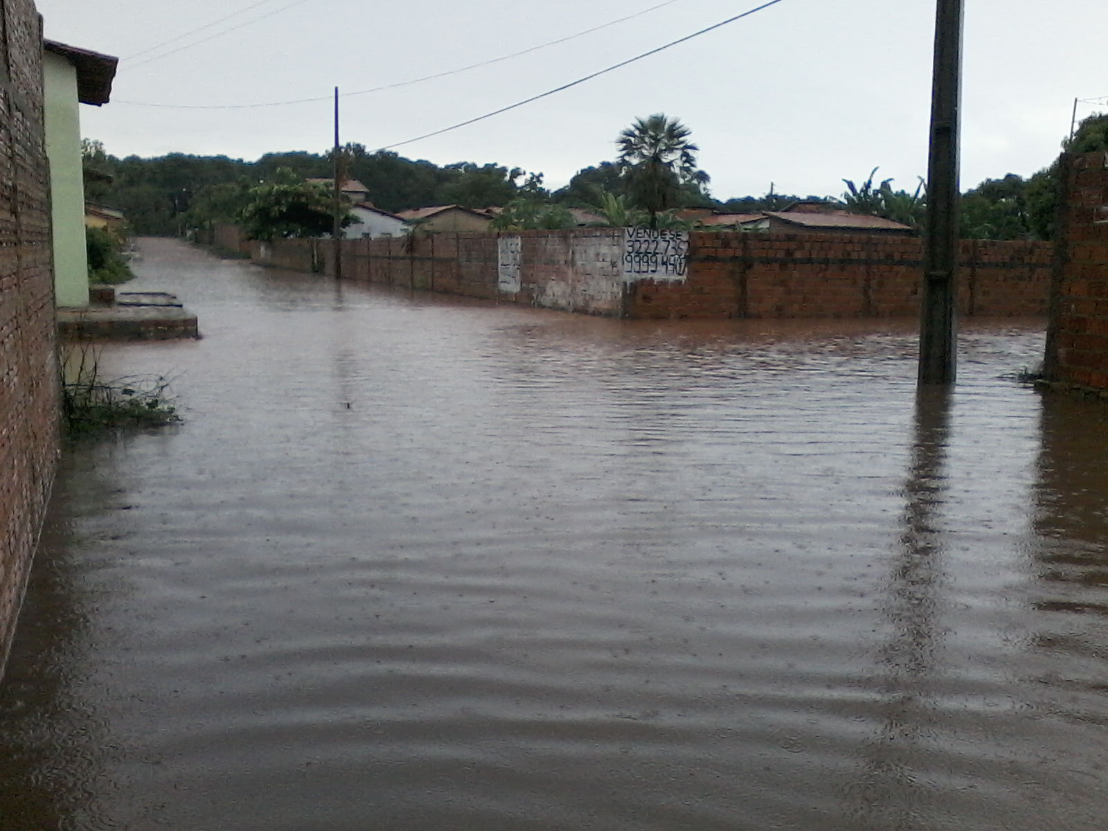 Chuvas castigam Bairro Jardim Betânia, em Altos; população pede ajuda